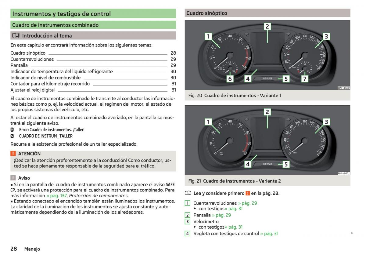 Skoda Rapid manual del propietario / page 30