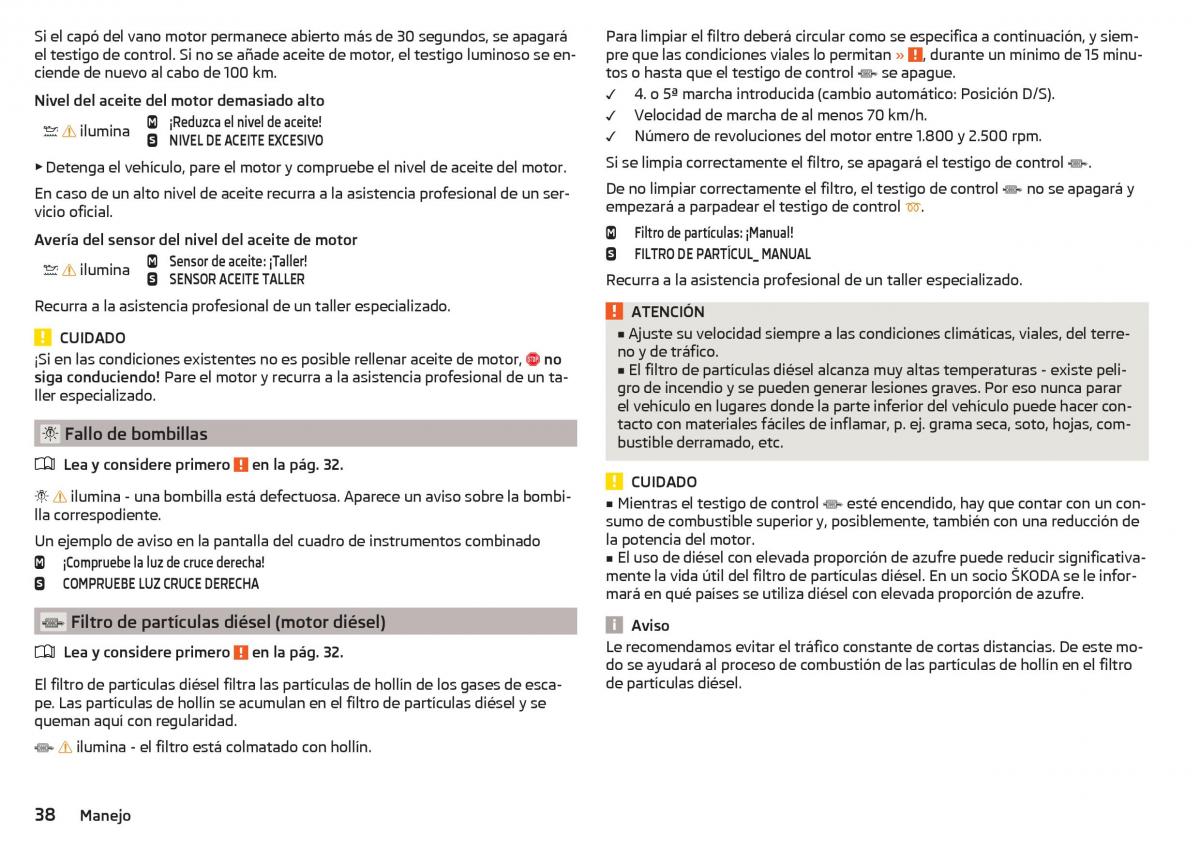 Skoda Rapid manual del propietario / page 40