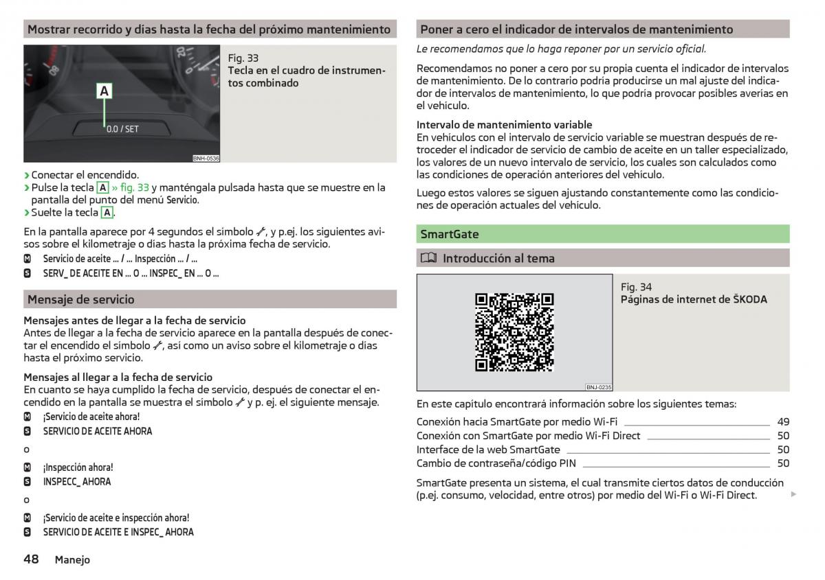 Skoda Rapid manual del propietario / page 50