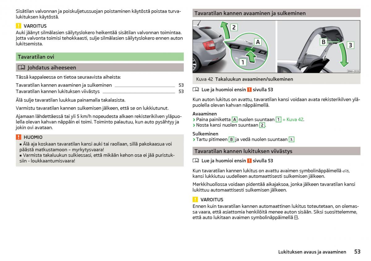 Skoda Rapid omistajan kasikirja / page 55