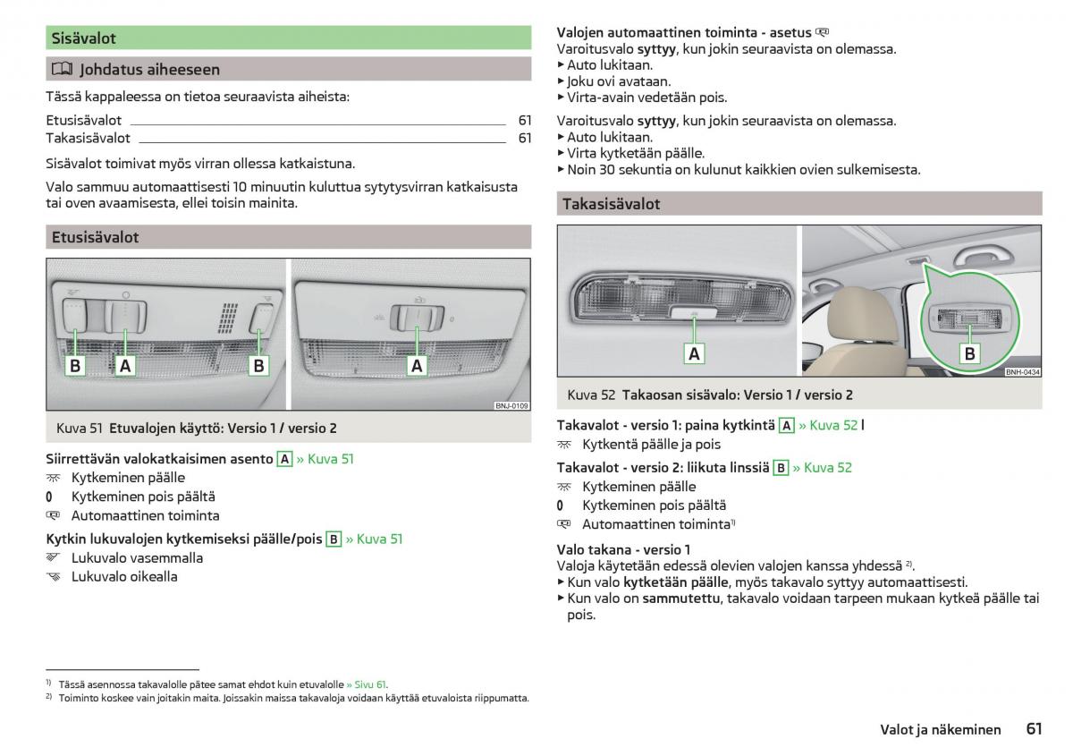 Skoda Rapid omistajan kasikirja / page 63