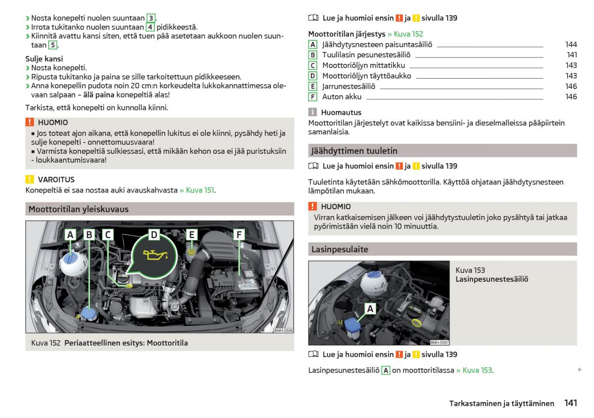 Skoda Rapid omistajan kasikirja / page 143