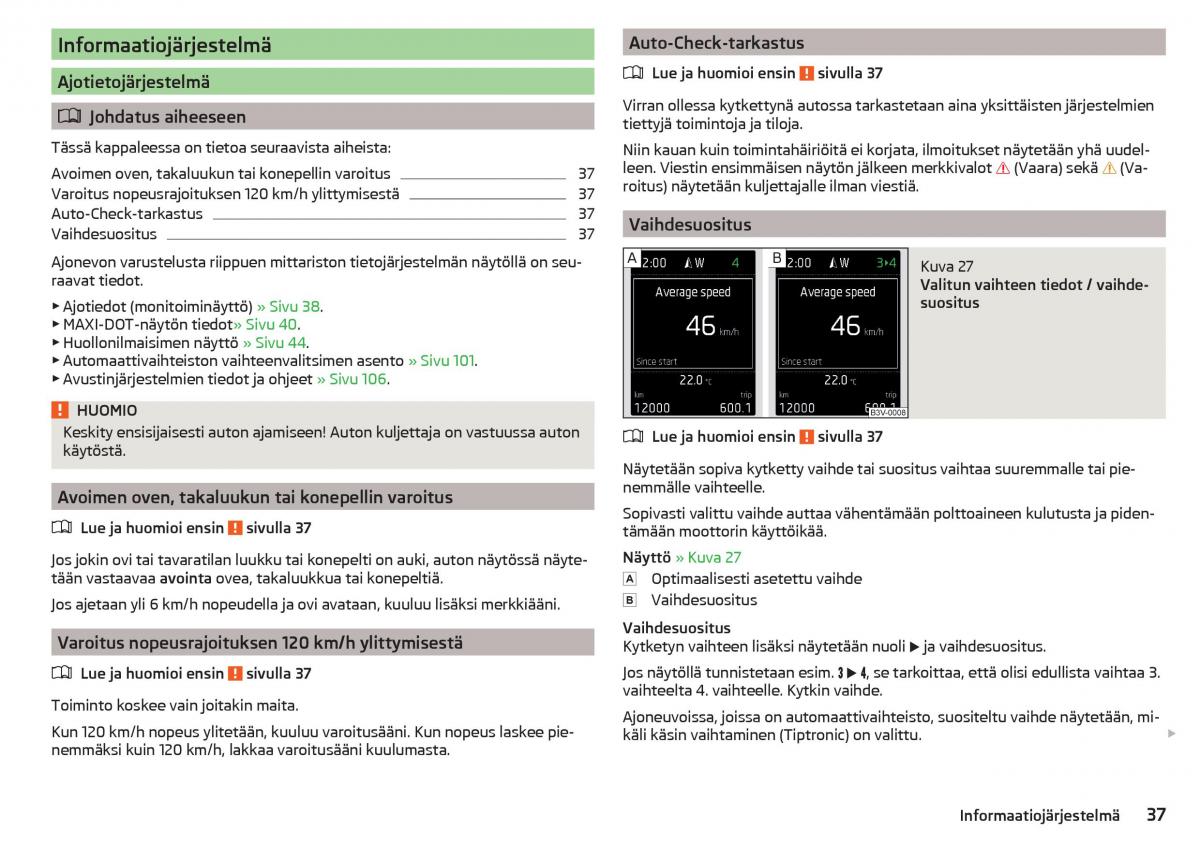 Skoda Rapid omistajan kasikirja / page 39