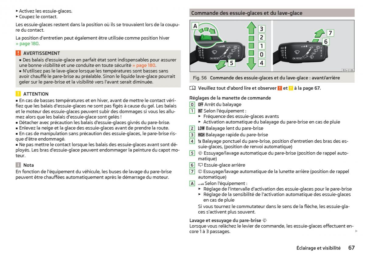 Skoda Rapid manuel du proprietaire / page 69