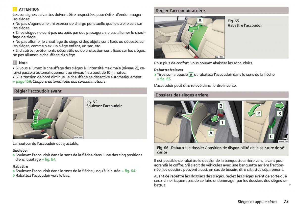 Skoda Rapid manuel du proprietaire / page 75