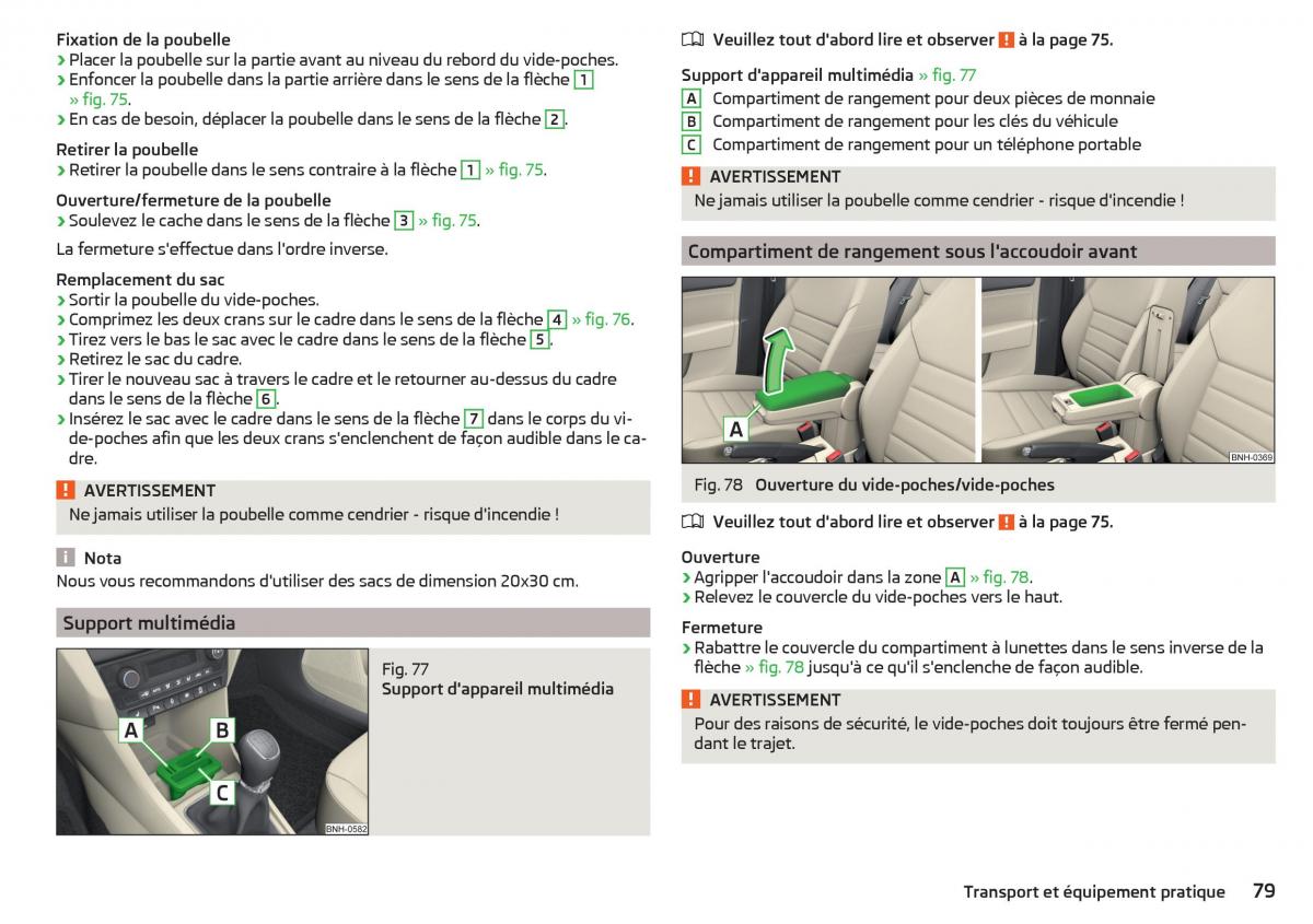 Skoda Rapid manuel du proprietaire / page 81