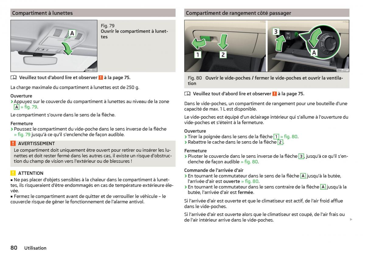 Skoda Rapid manuel du proprietaire / page 82