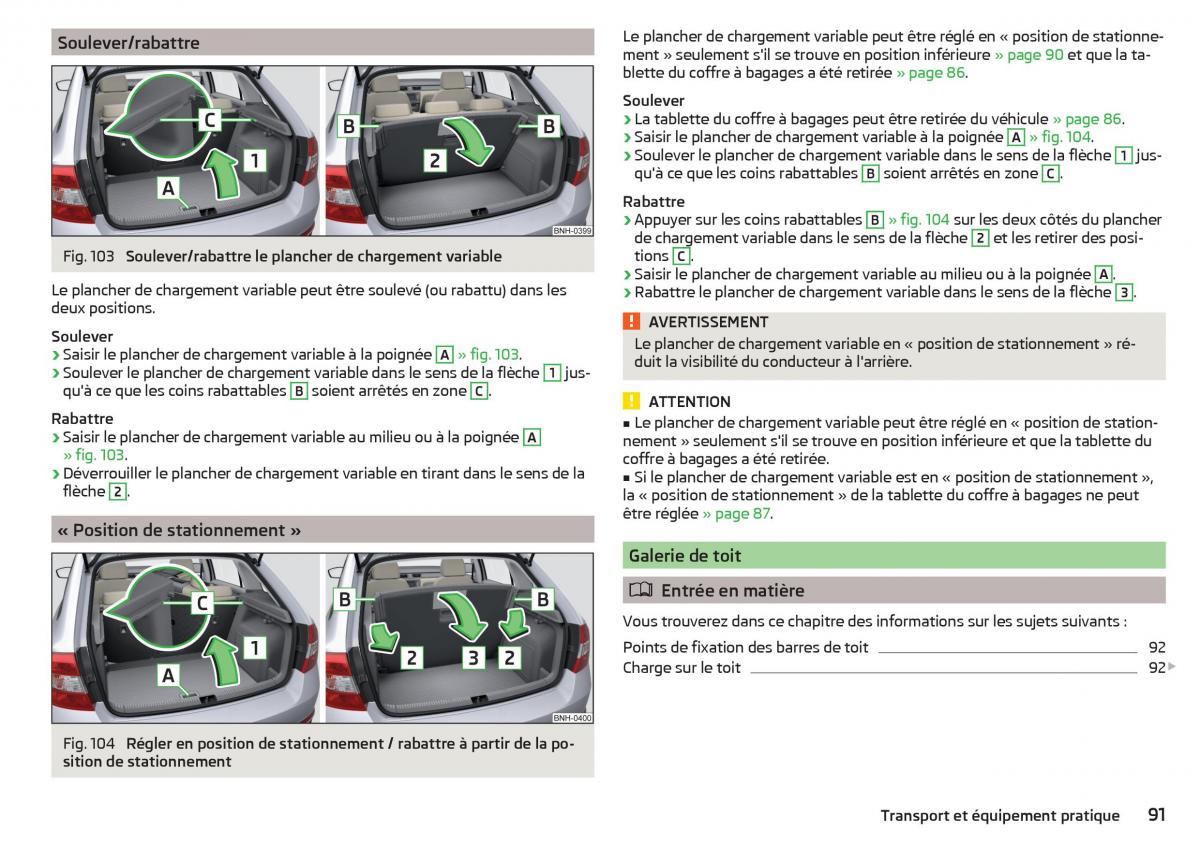 Skoda Rapid manuel du proprietaire / page 93