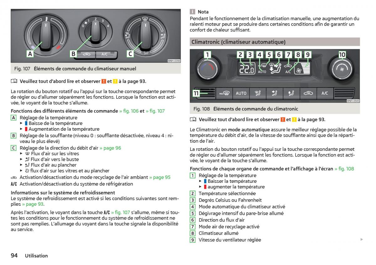 Skoda Rapid manuel du proprietaire / page 96