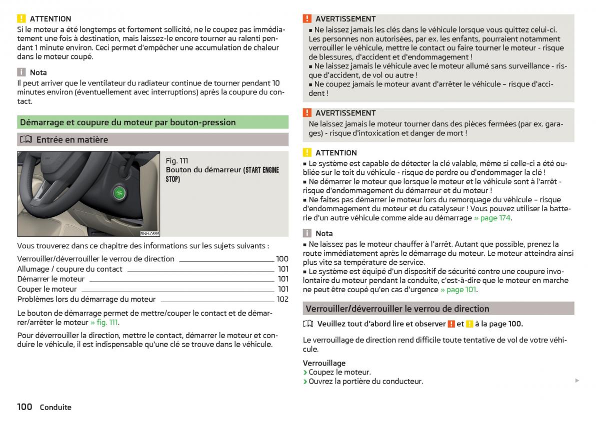 Skoda Rapid manuel du proprietaire / page 102