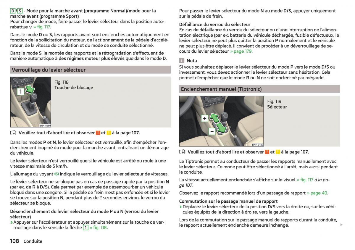 Skoda Rapid manuel du proprietaire / page 110