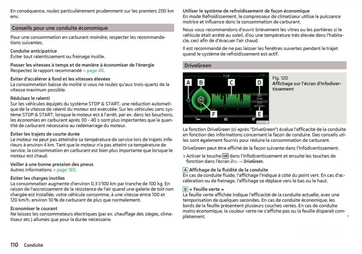 Skoda Rapid manuel du proprietaire / page 112