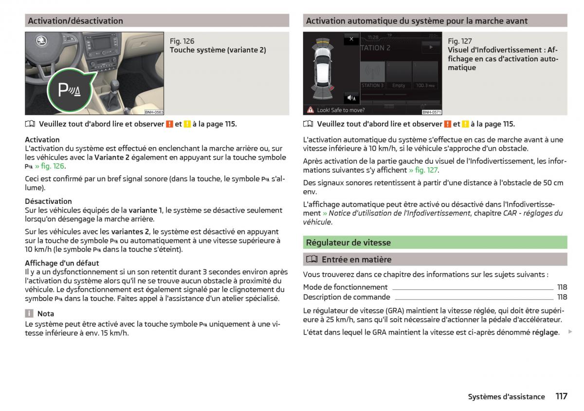 Skoda Rapid manuel du proprietaire / page 119