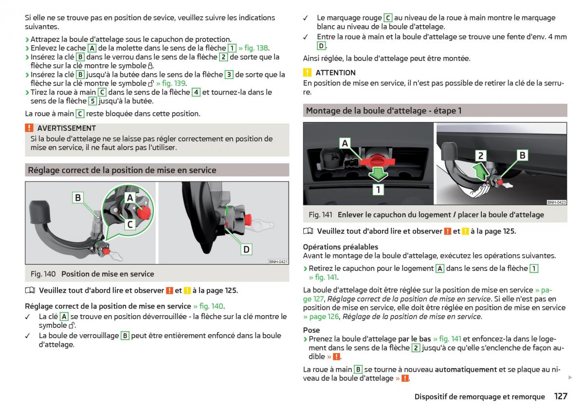 Skoda Rapid manuel du proprietaire / page 129