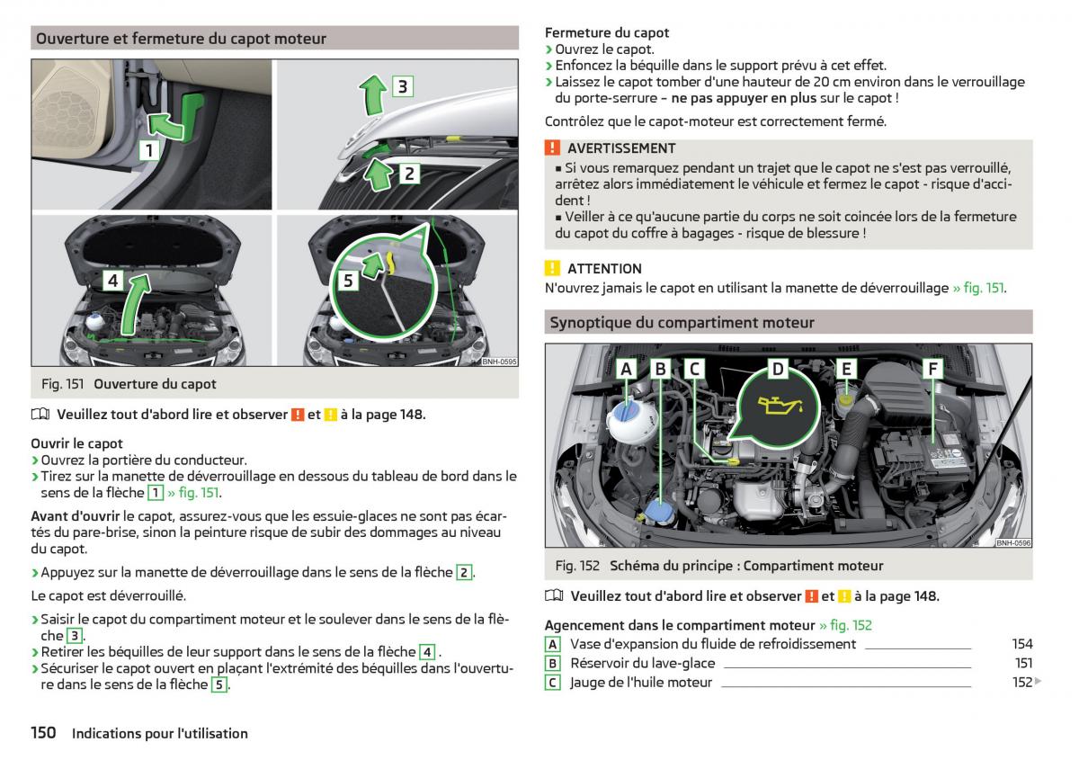 Skoda Rapid manuel du proprietaire / page 152