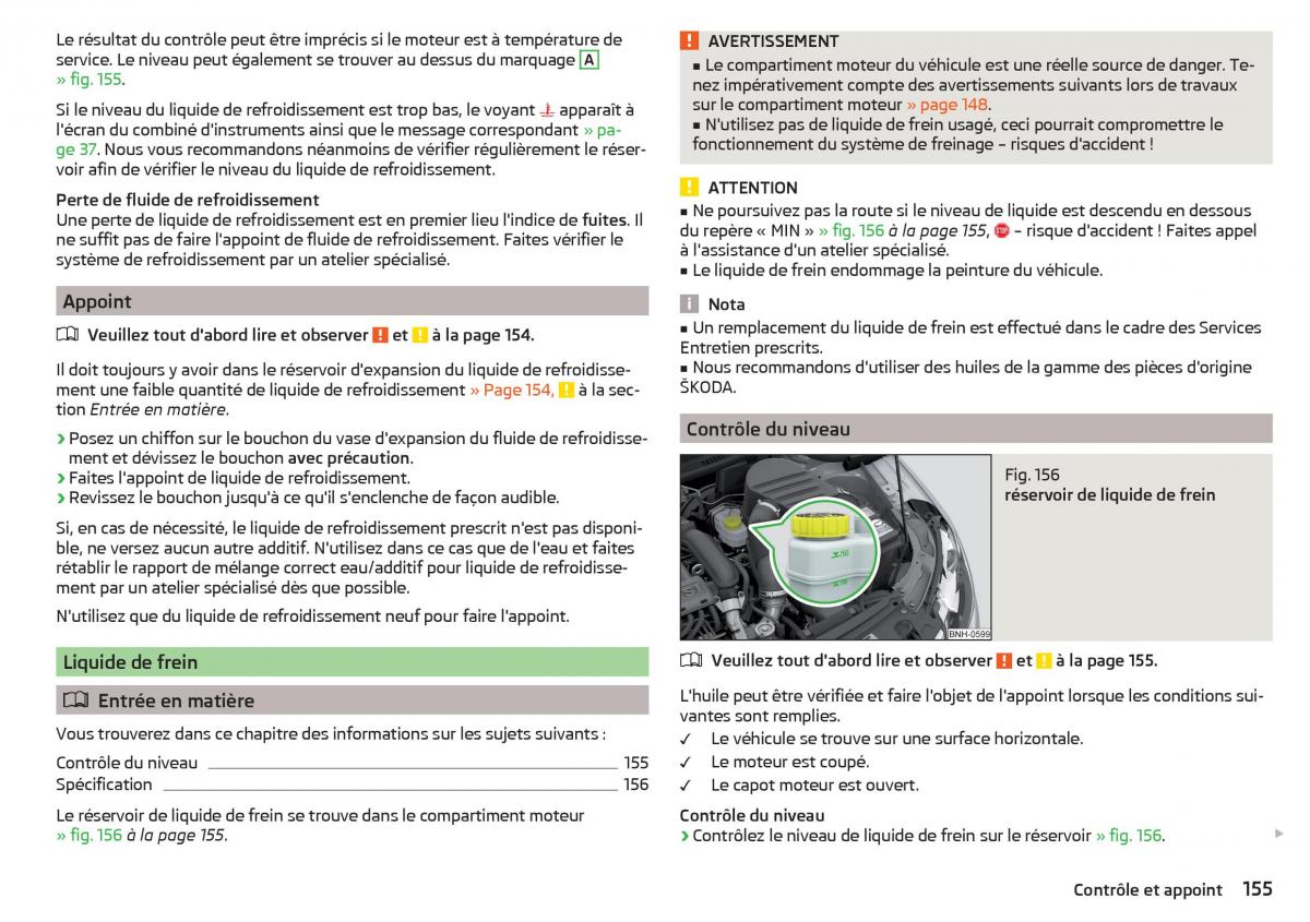 Skoda Rapid manuel du proprietaire / page 157