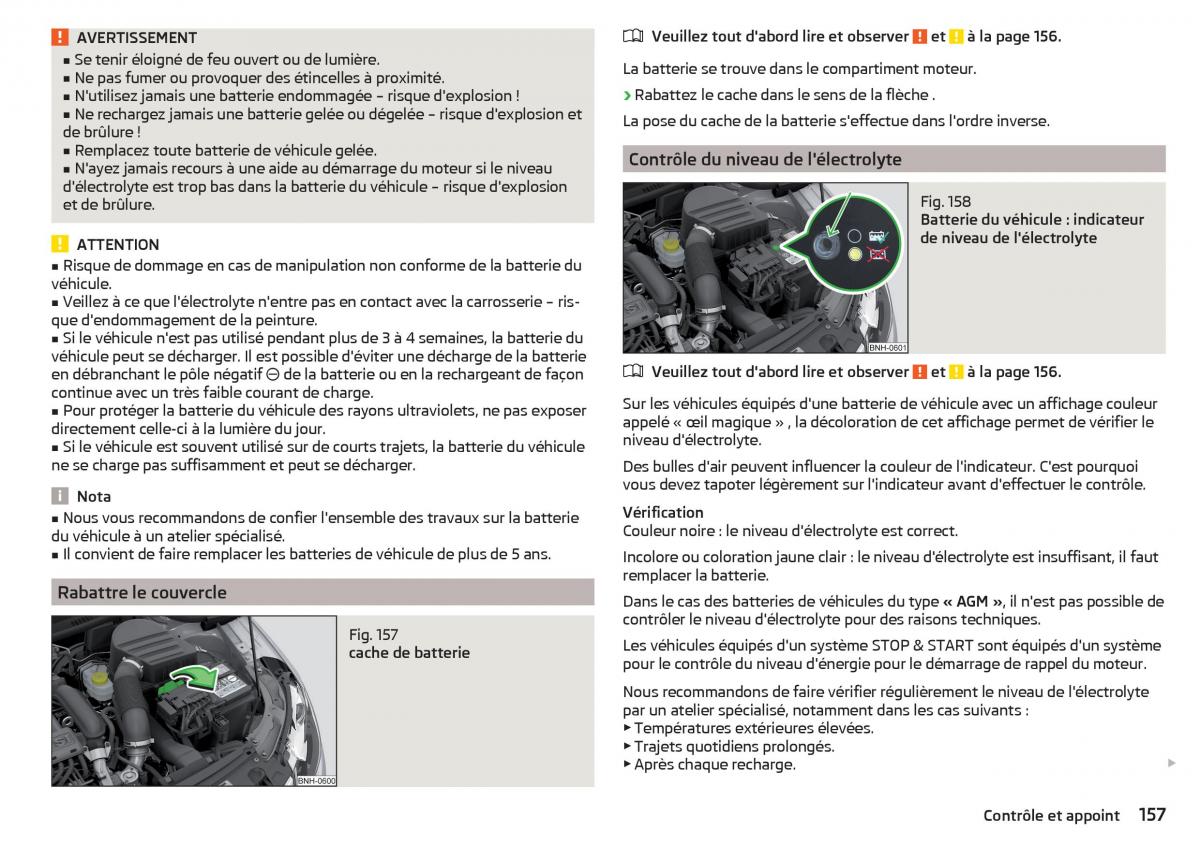 Skoda Rapid manuel du proprietaire / page 159