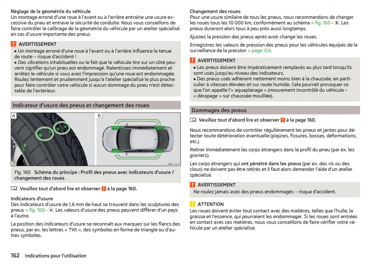 Skoda Rapid manuel du proprietaire / page 164