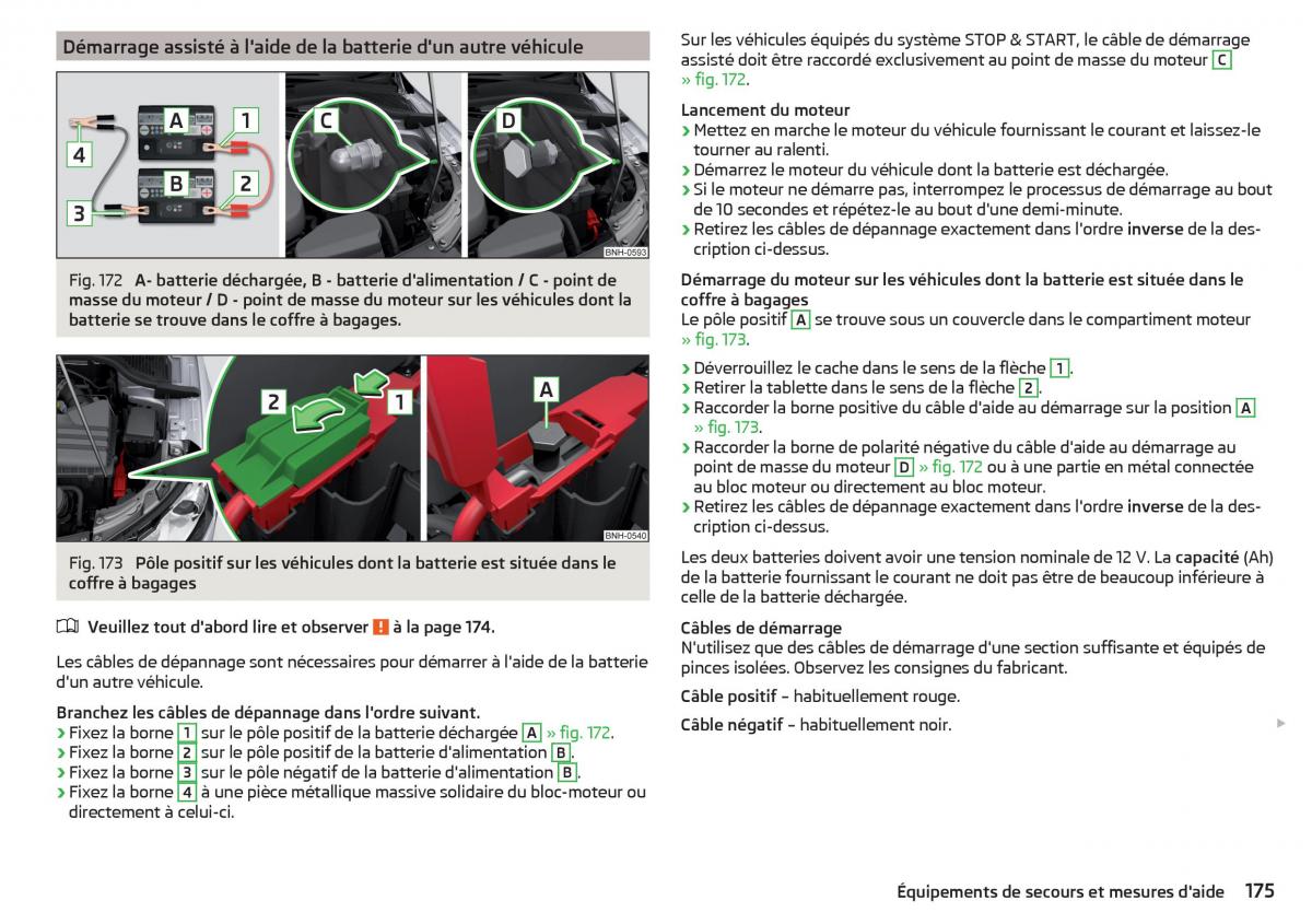 Skoda Rapid manuel du proprietaire / page 177