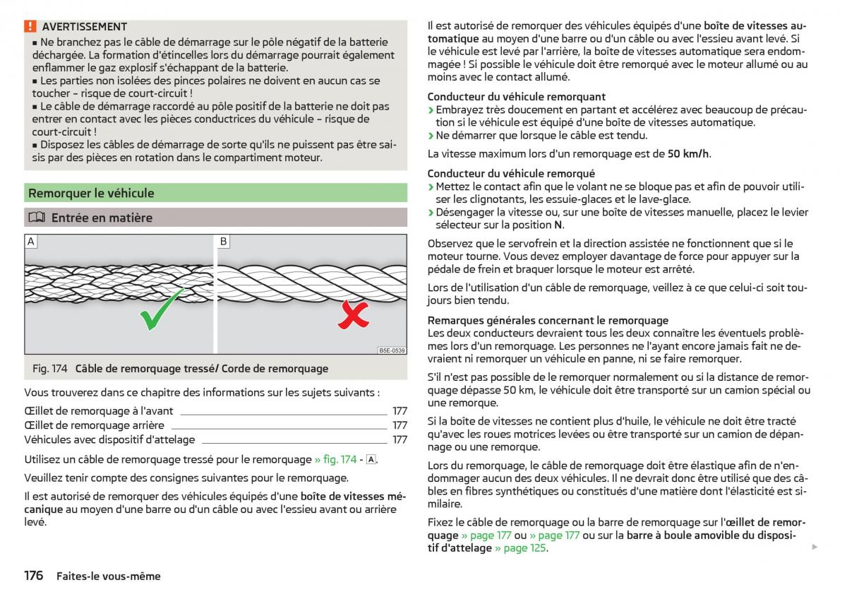 Skoda Rapid manuel du proprietaire / page 178