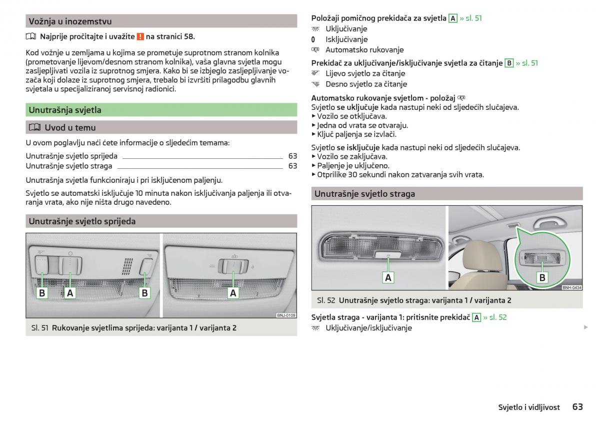 Skoda Rapid vlasnicko uputstvo / page 65