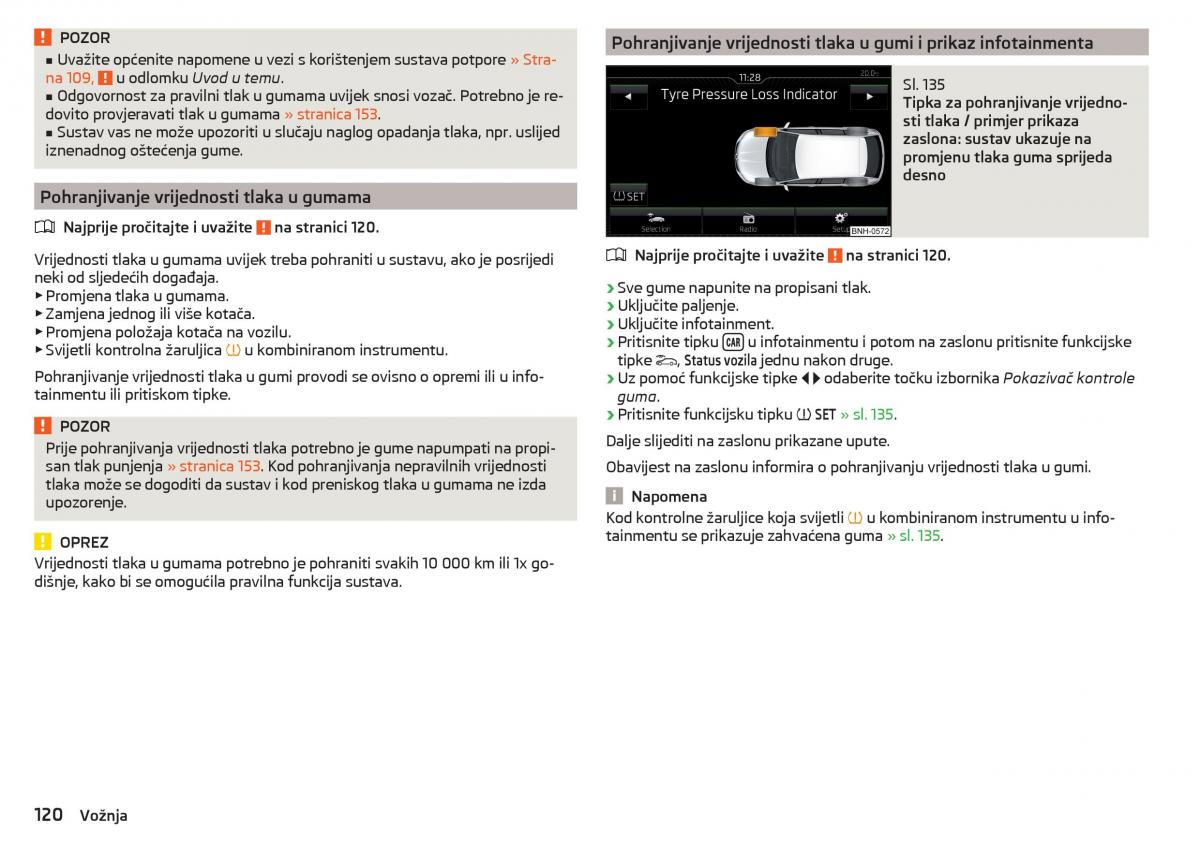 Skoda Rapid vlasnicko uputstvo / page 122