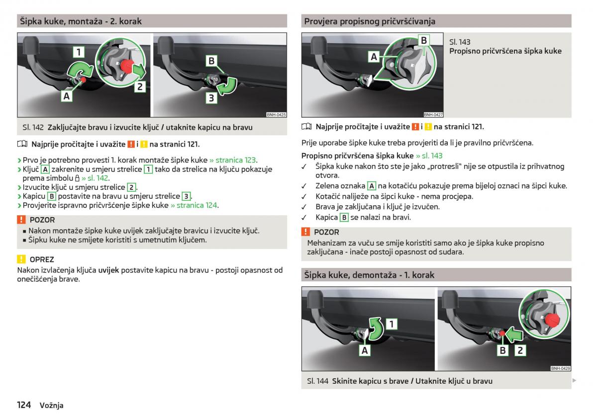 Skoda Rapid vlasnicko uputstvo / page 126