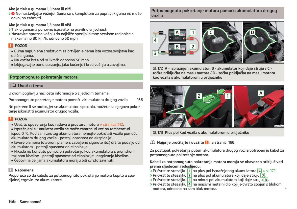 Skoda Rapid vlasnicko uputstvo / page 168