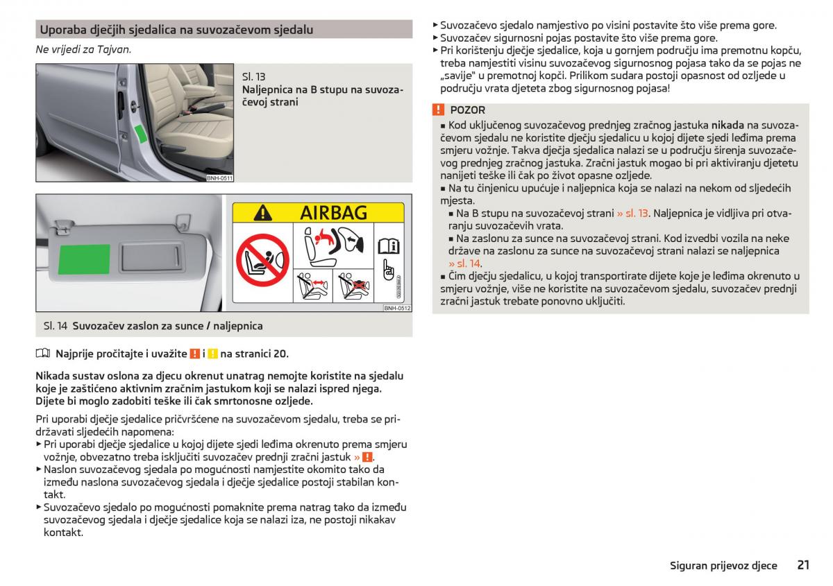 Skoda Rapid vlasnicko uputstvo / page 23