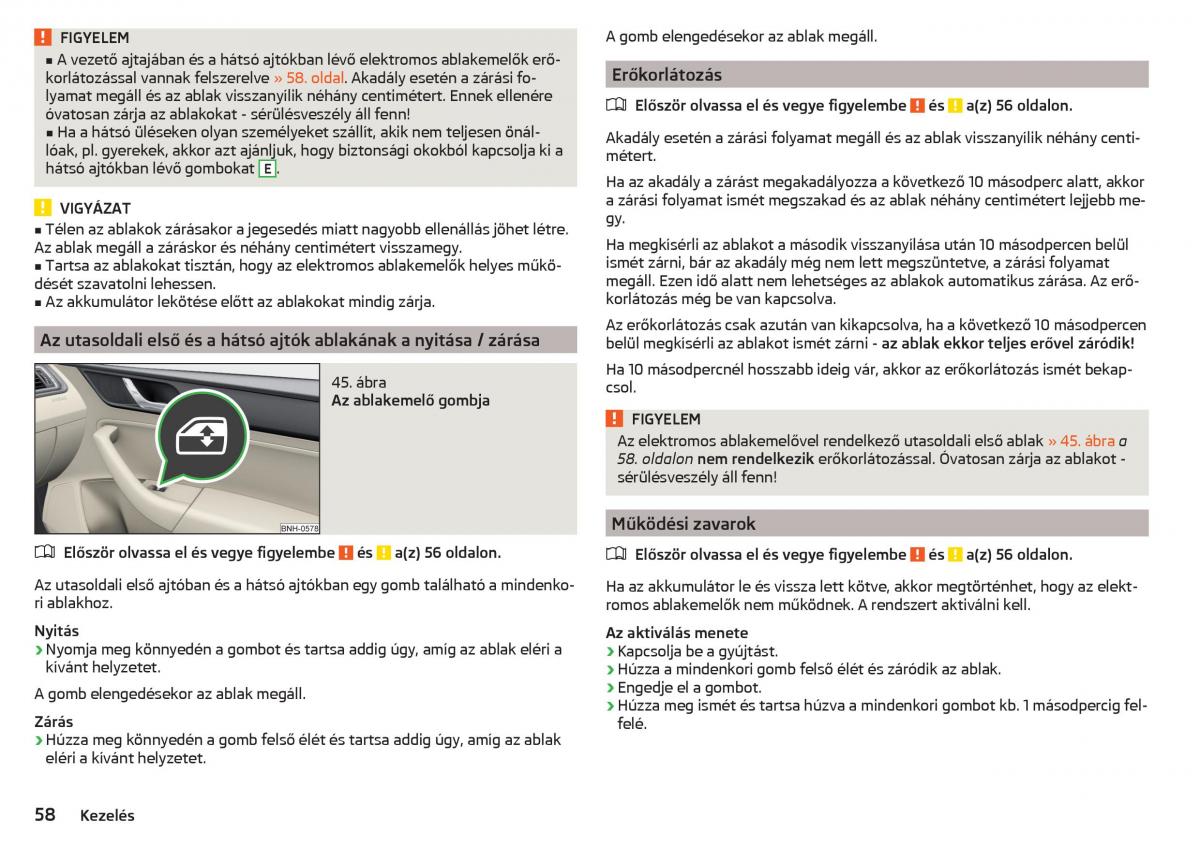 Skoda Rapid Kezelesi utmutato / page 60