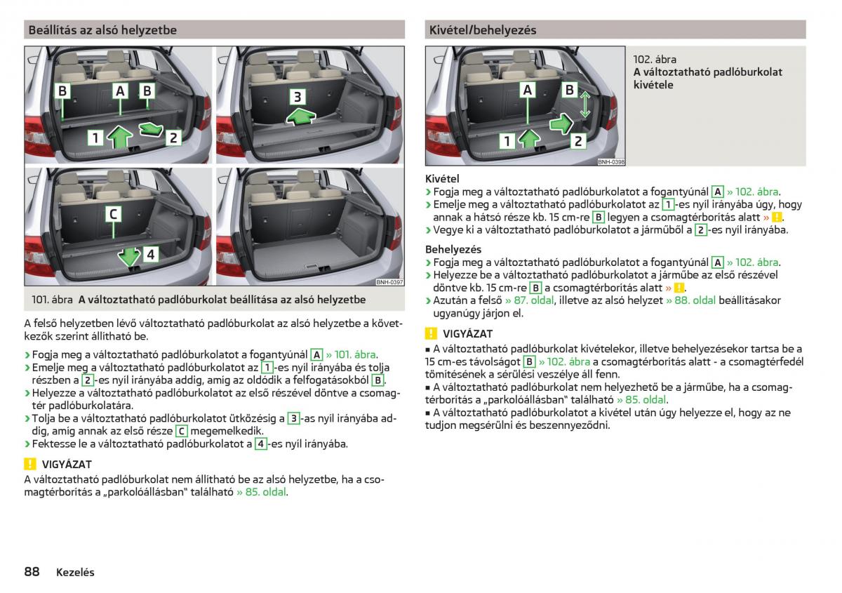 Skoda Rapid Kezelesi utmutato / page 90