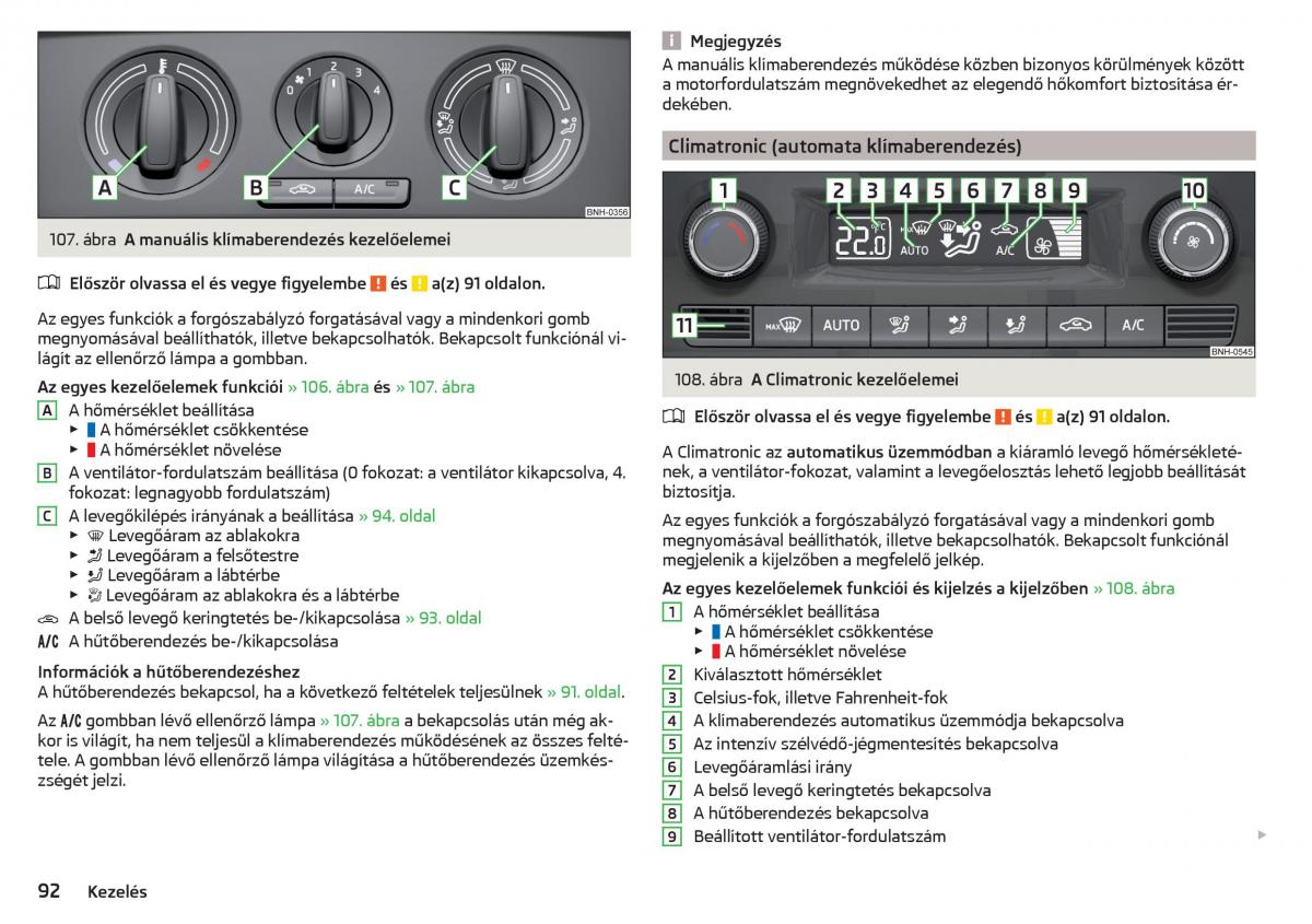 Skoda Rapid Kezelesi utmutato / page 94