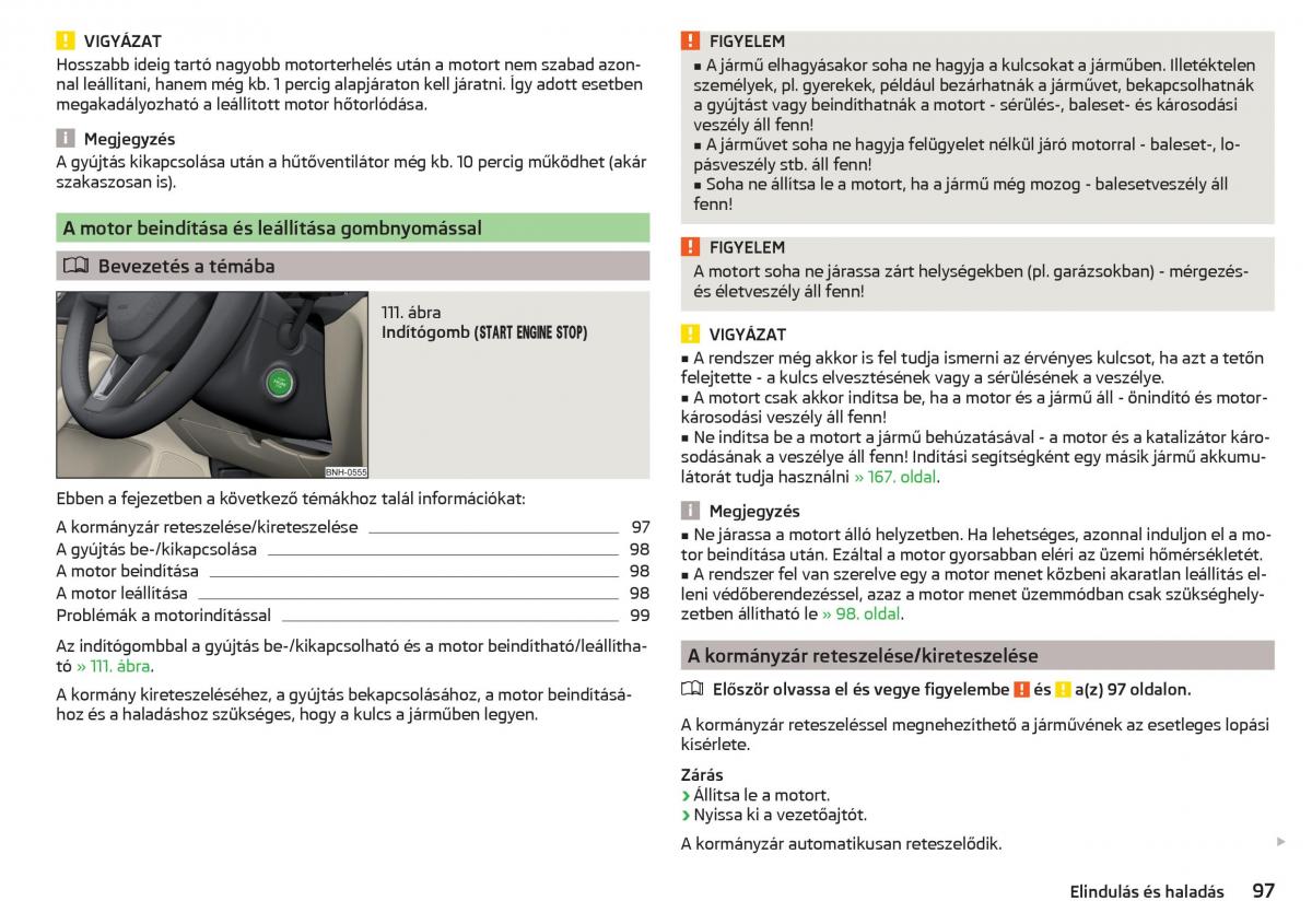 Skoda Rapid Kezelesi utmutato / page 99