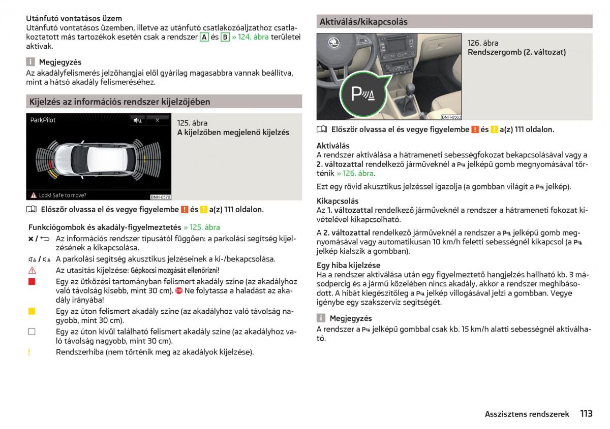 Skoda Rapid Kezelesi utmutato / page 115