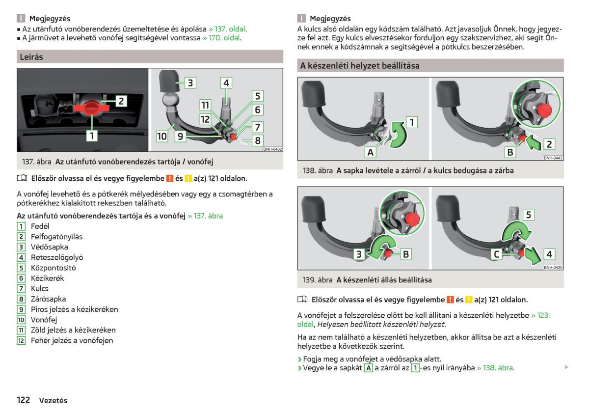 Skoda Rapid Kezelesi utmutato / page 124