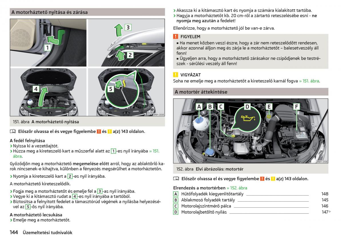 Skoda Rapid Kezelesi utmutato / page 146