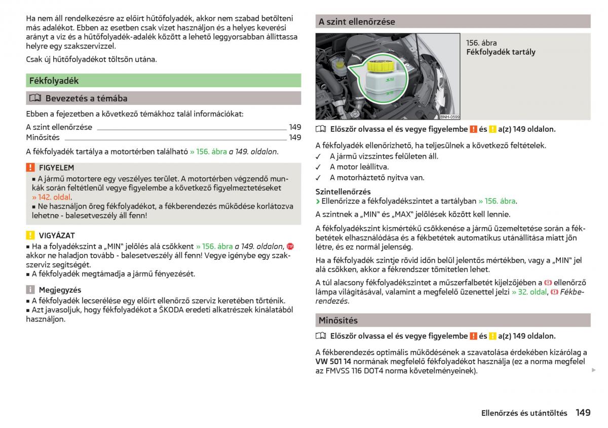 Skoda Rapid Kezelesi utmutato / page 151