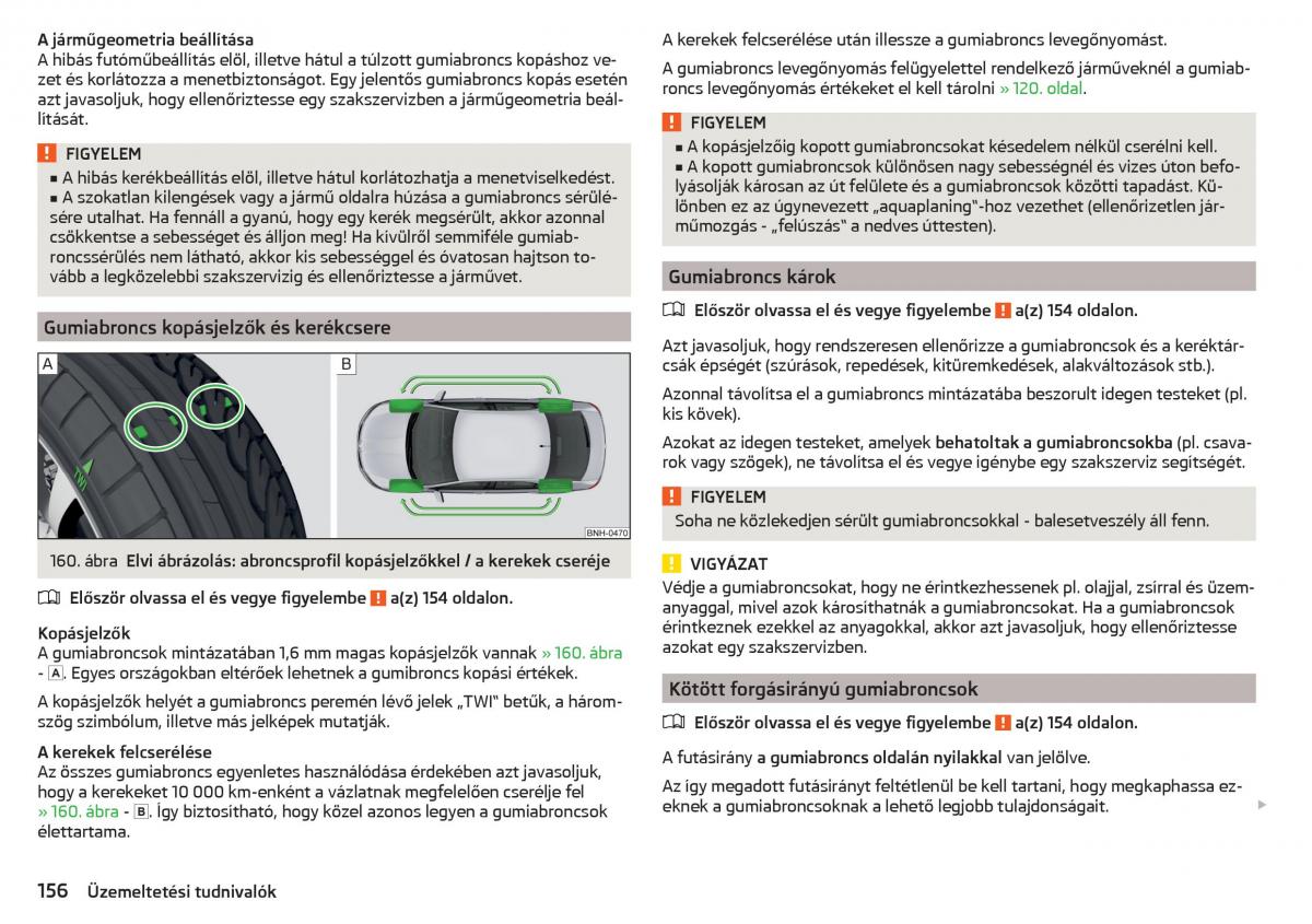 Skoda Rapid Kezelesi utmutato / page 158