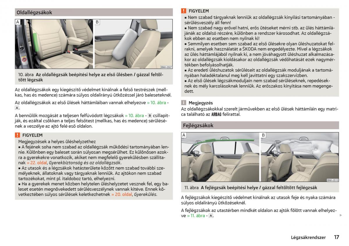 Skoda Rapid Kezelesi utmutato / page 19