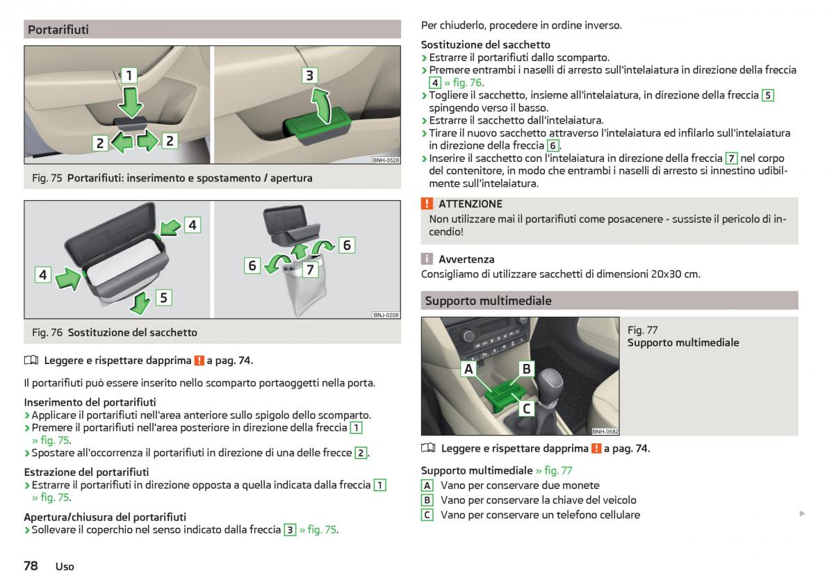 Skoda Rapid manuale del proprietario / page 80