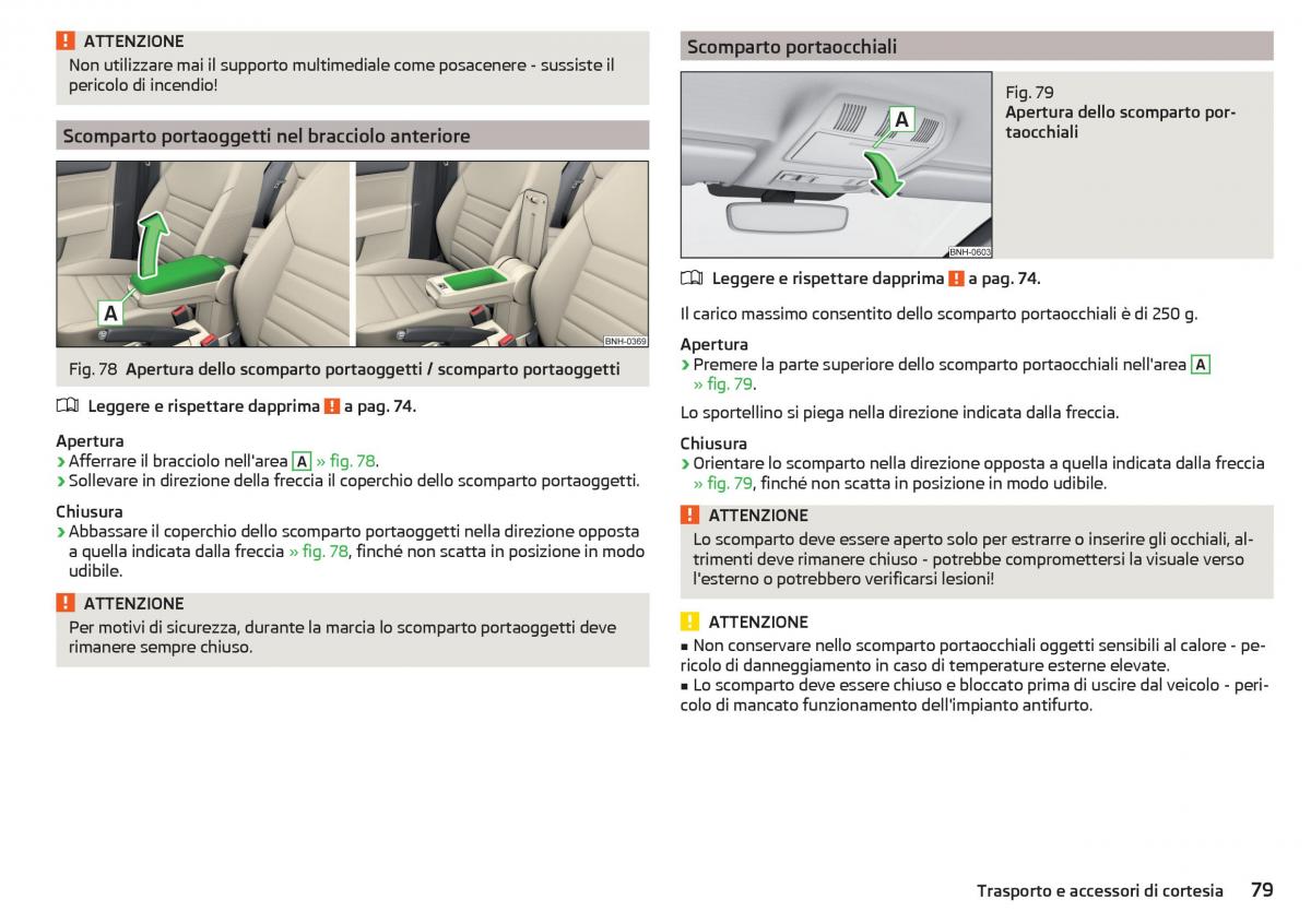 Skoda Rapid manuale del proprietario / page 81