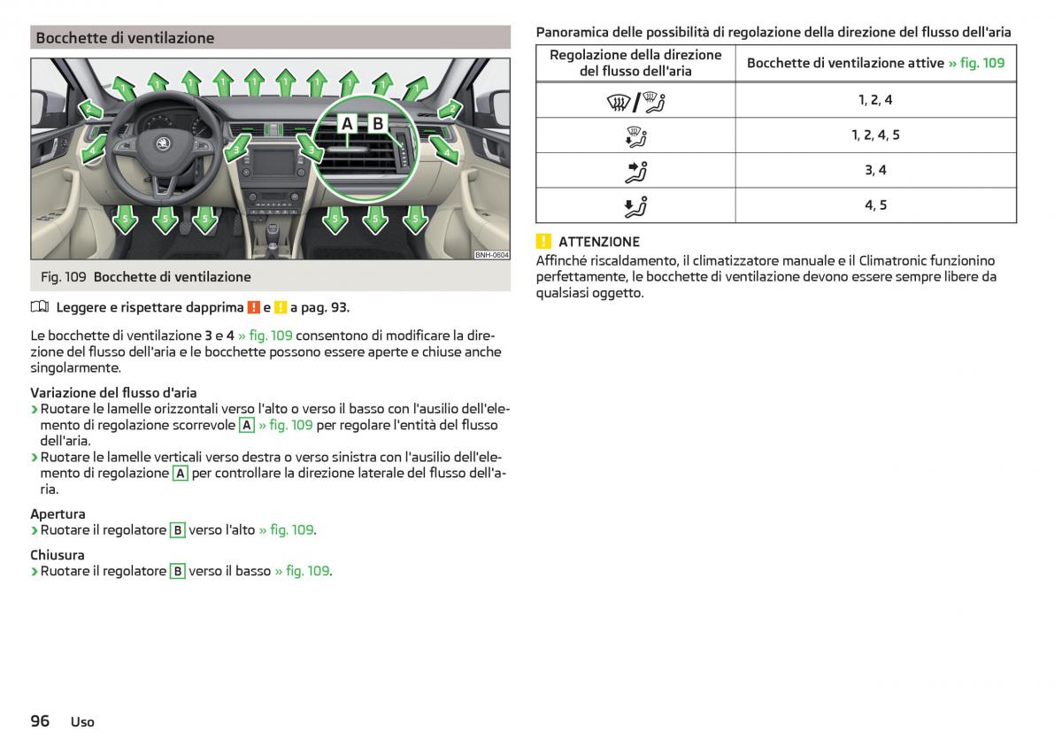 Skoda Rapid manuale del proprietario / page 98