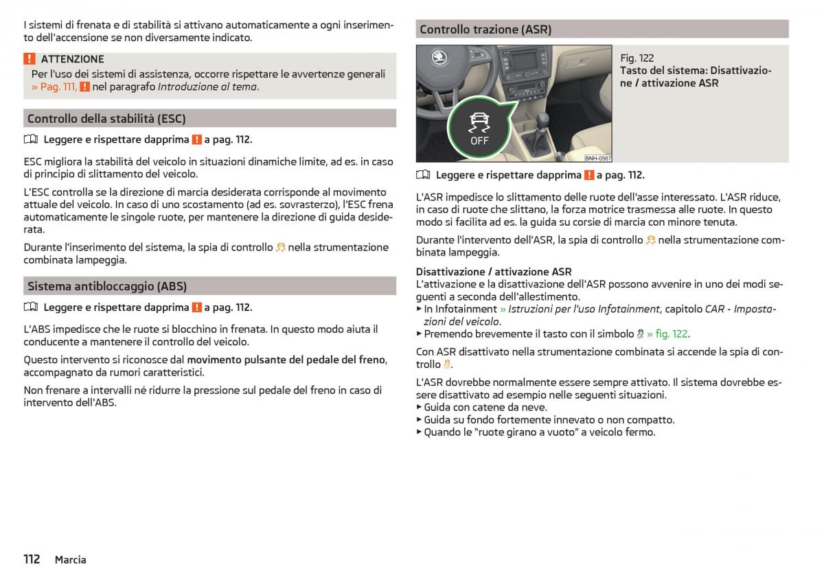 Skoda Rapid manuale del proprietario / page 114