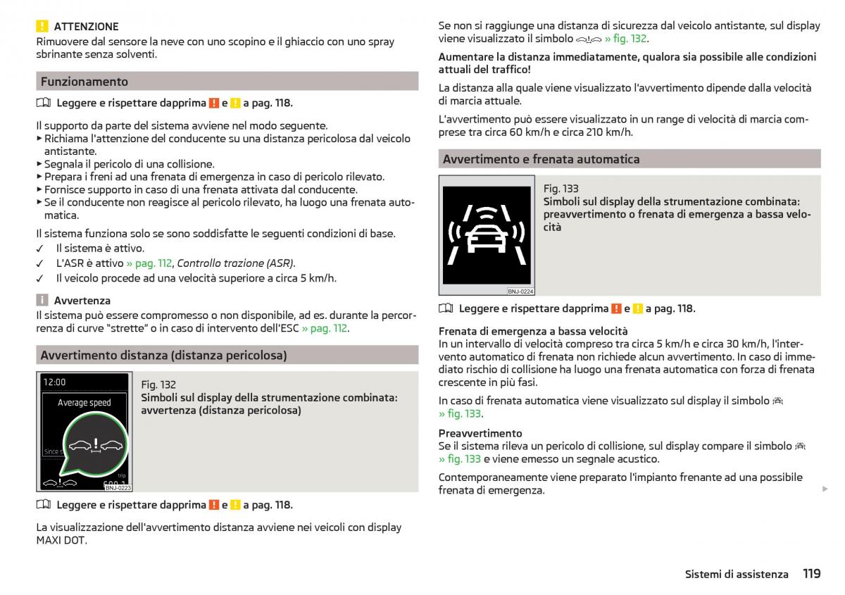 Skoda Rapid manuale del proprietario / page 121