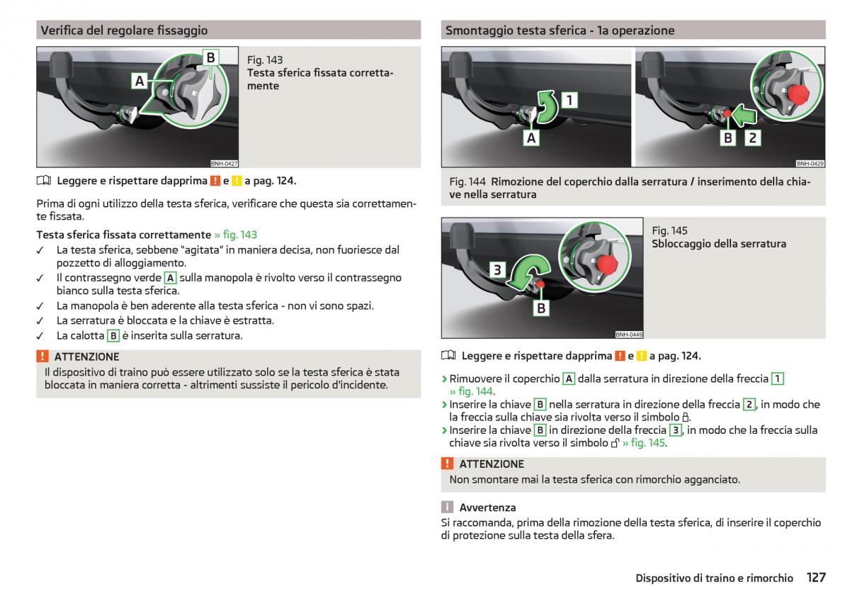 Skoda Rapid manuale del proprietario / page 129