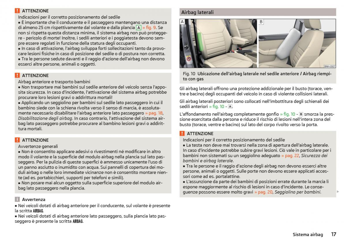 Skoda Rapid manuale del proprietario / page 19