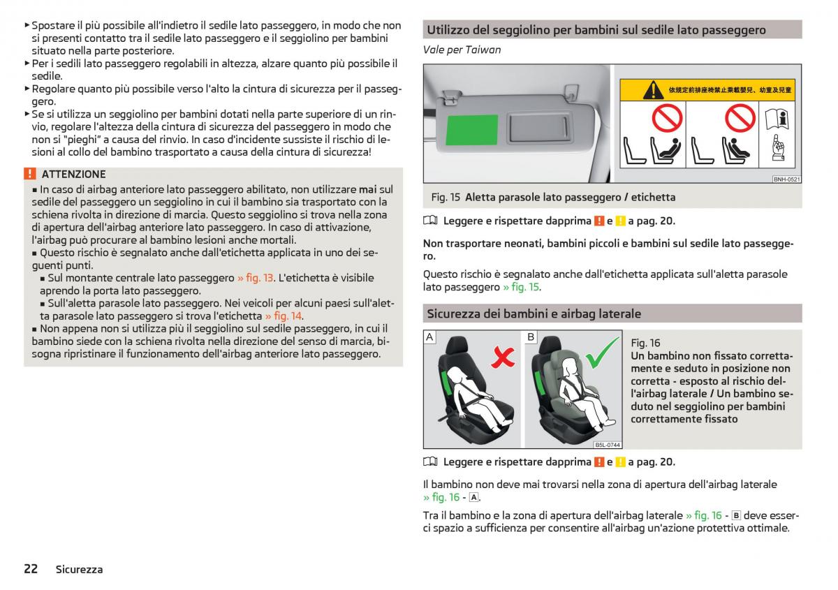 Skoda Rapid manuale del proprietario / page 24