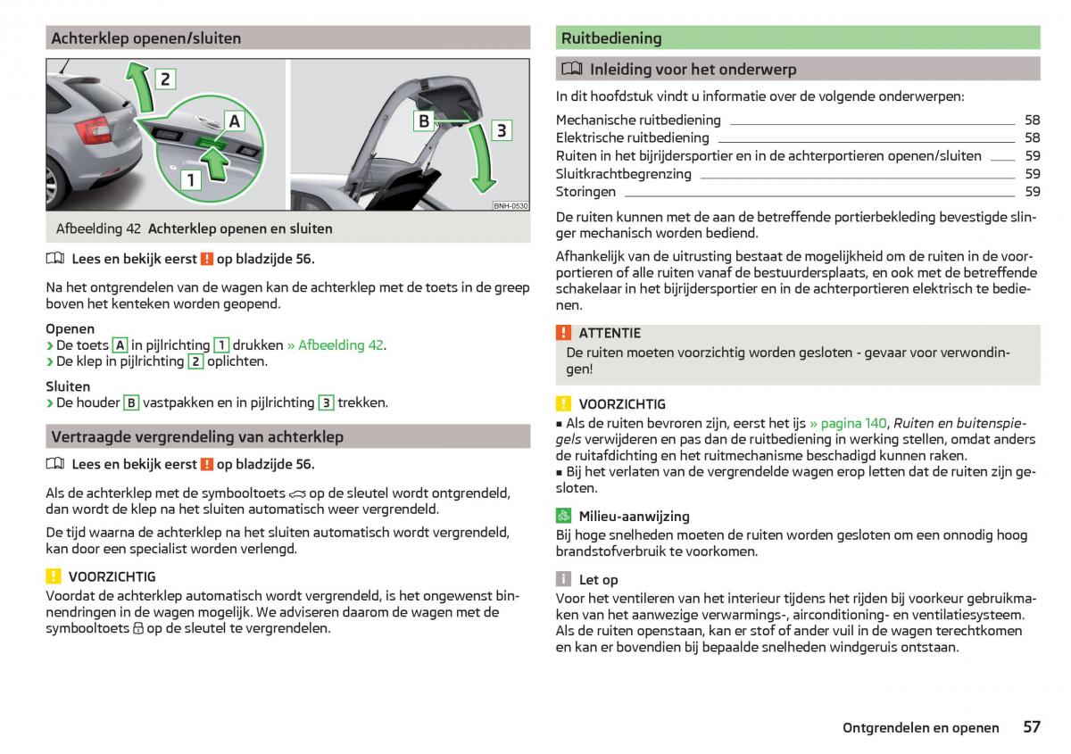 Skoda Rapid handleiding / page 59