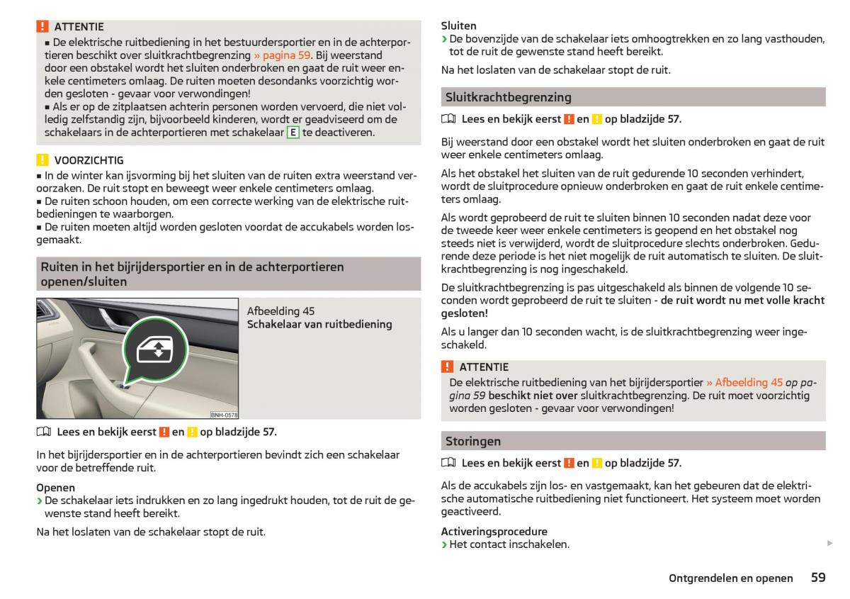 Skoda Rapid handleiding / page 61