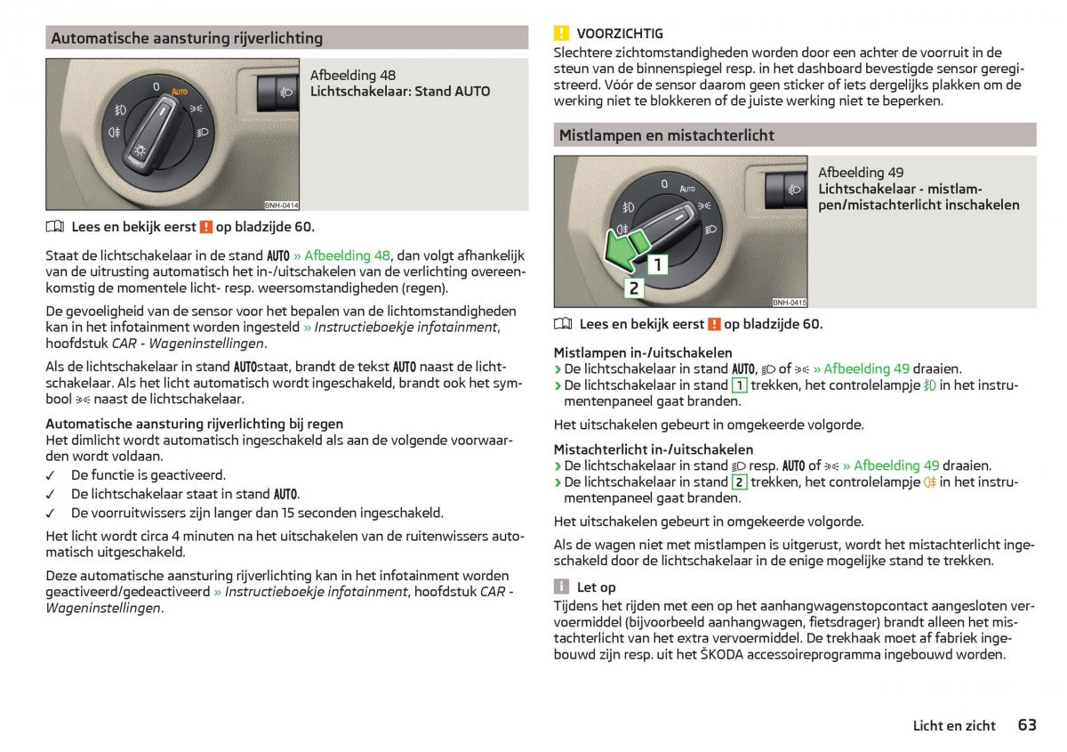 Skoda Rapid handleiding / page 65